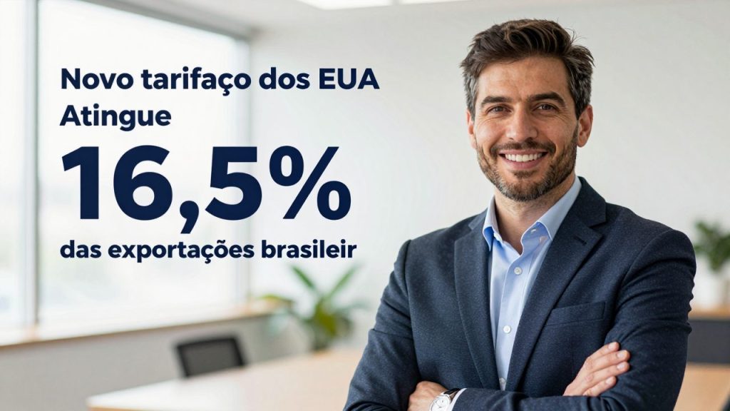 Novo tarifaço dos EUA atinge 16,5% das exportações brasileiras e acelera busca por novos mercados
