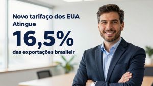 Novo tarifaço dos EUA atinge 16,5% das exportações brasileiras e acelera busca por novos mercados