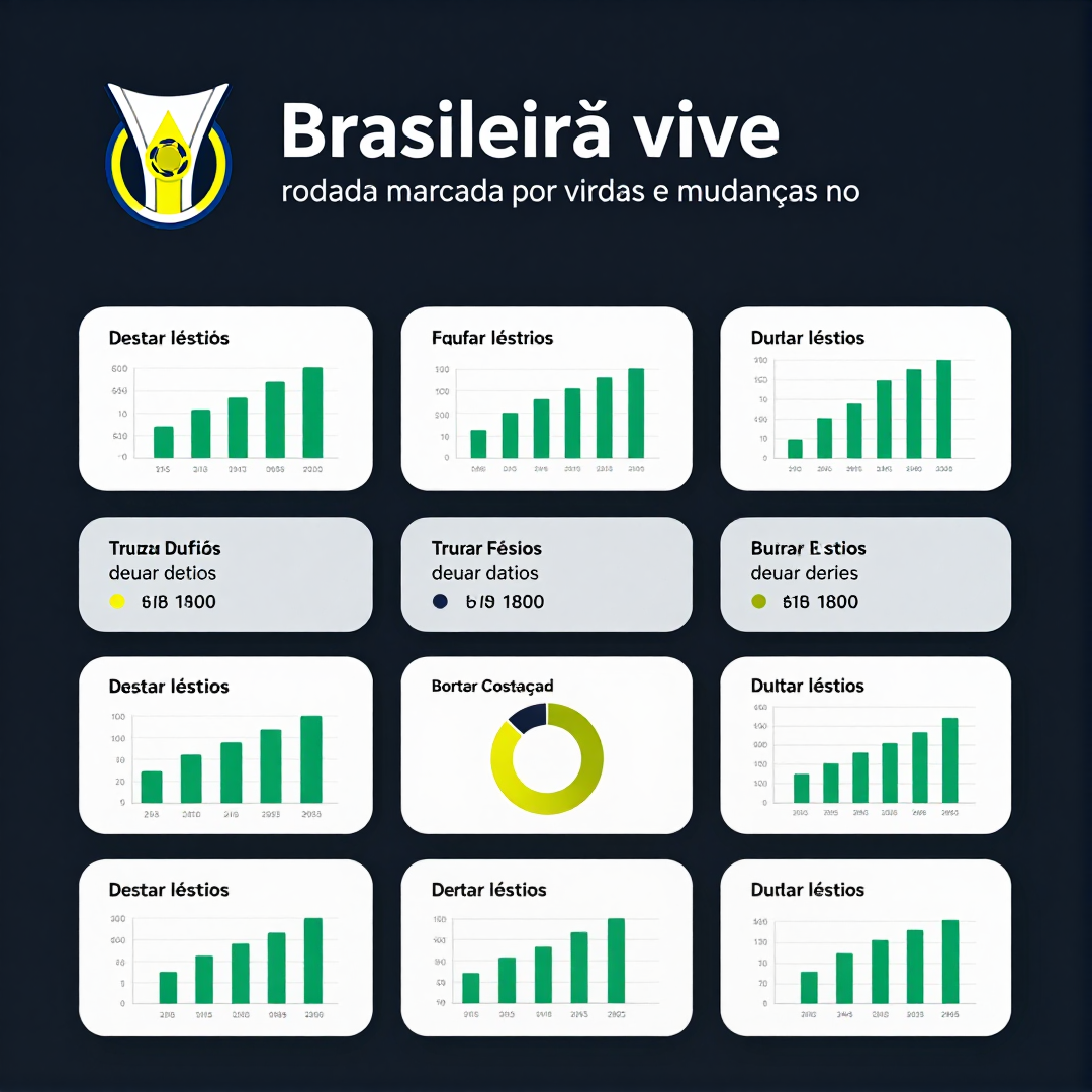 Infográfico - Brasileirão vive rodada marcada por viradas e mudanças no topo da tabela