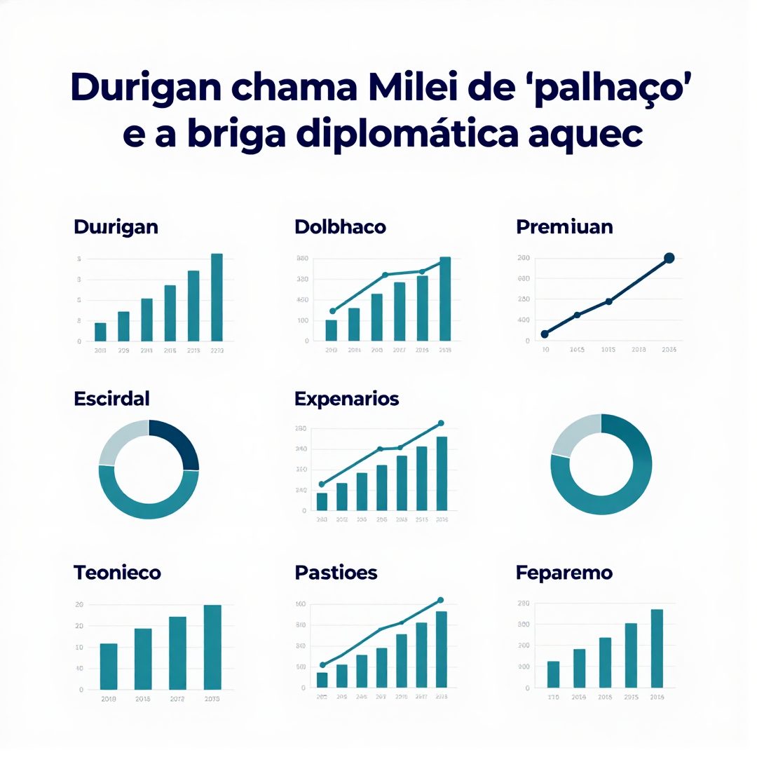 Infográfico - Durigan chama Milei de 'palhaço' e a briga diplomática aquece as relações entre Brasil e Argentina
