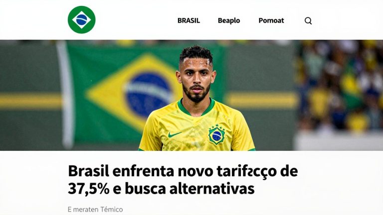 Brasil enfrenta novo tarifaço de 37,5% e busca alternativas comerciais urgentes