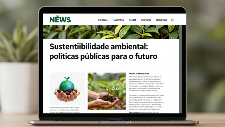 Sustentabilidade ambiental: políticas públicas para o futuro verde