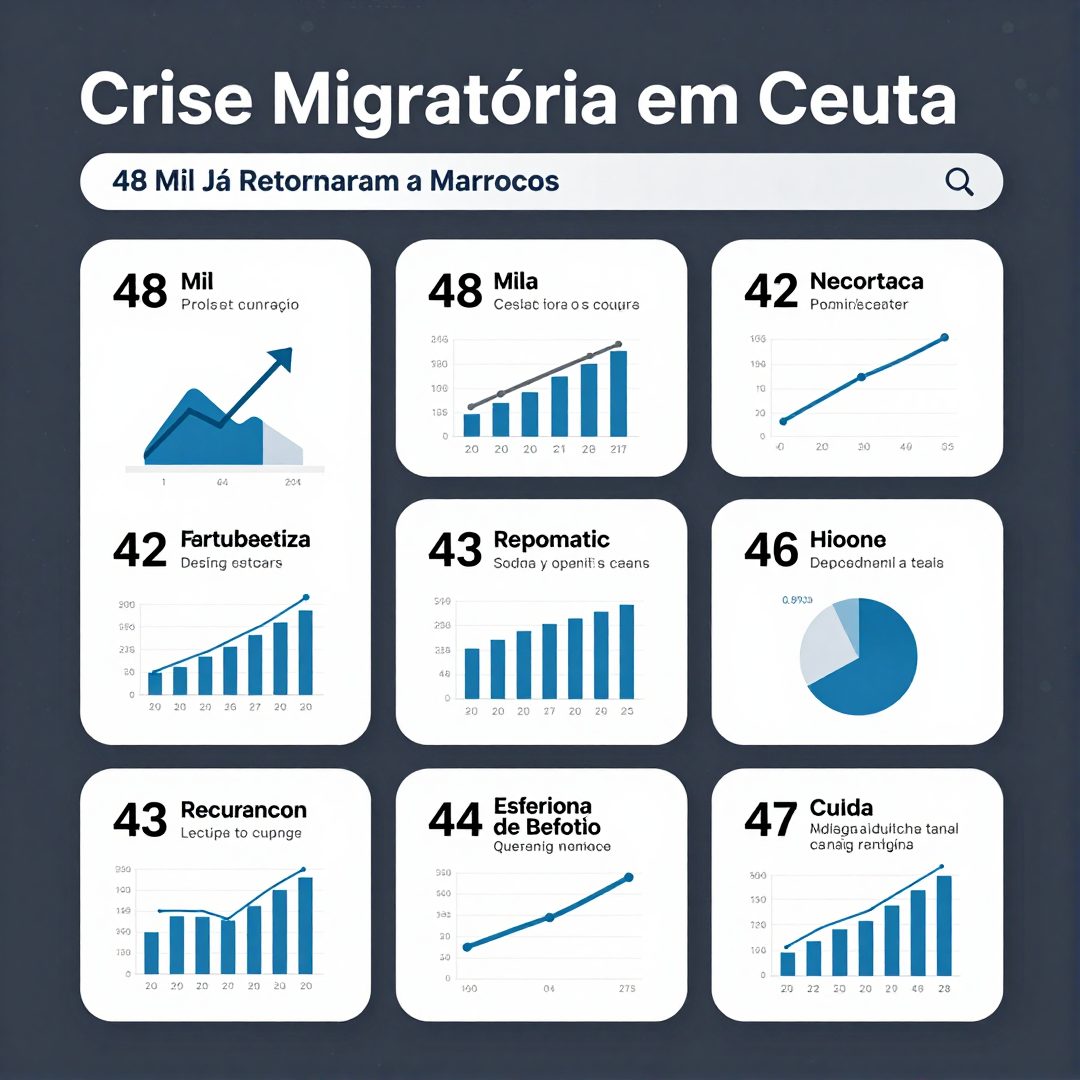 Infográfico - Crise Migratória em Ceuta: 48 Mil Já Retornaram a Marrocos e Europa Pressiona Espanha