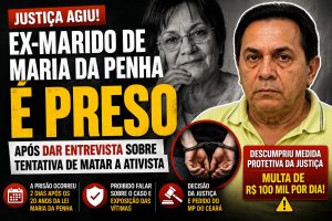 Ex-marido de Maria da Penha é preso após descumprir medida judicial com entrevista