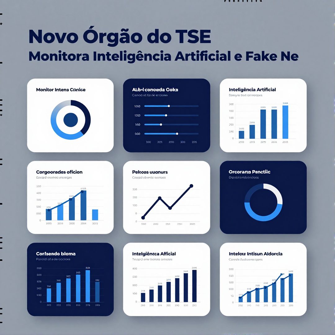 Infográfico - Novo Órgão do TSE Monitora Inteligência Artificial e Fake News nas Eleições Brasileiras
