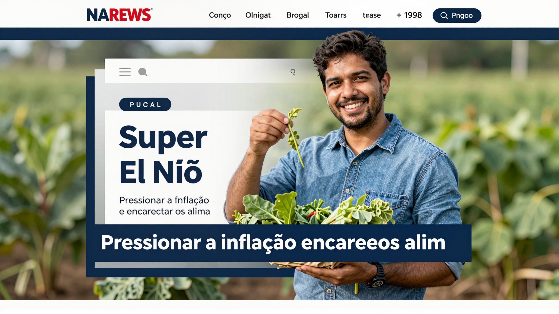 Super El Niño deve pressionar a inflação e encarecer os alimentos no Brasil inteiro