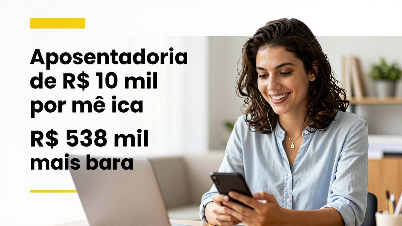 Aposentadoria de R$ 10 mil por mês fica R$ 538 mil mais barata; entenda