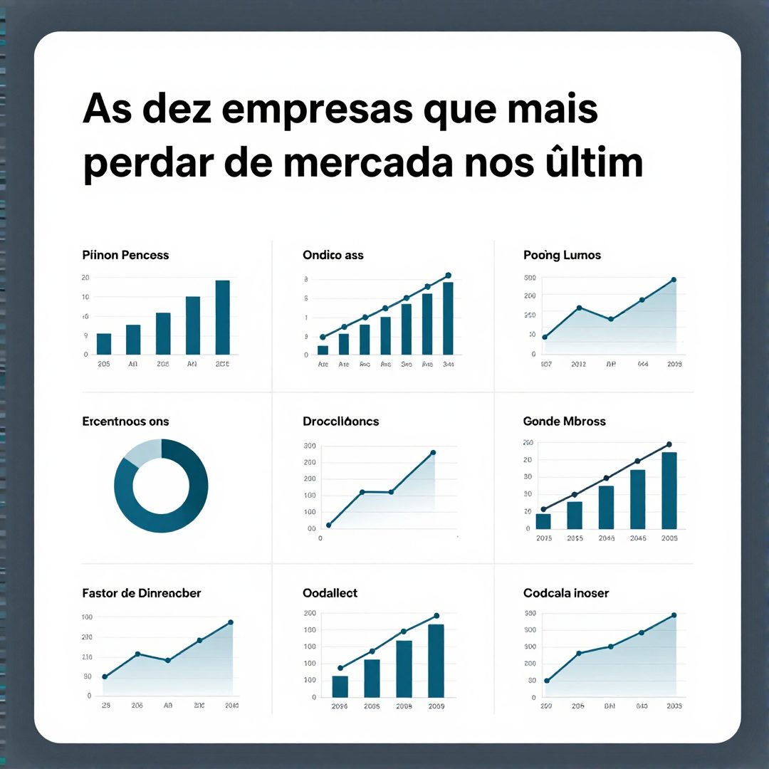 Infográfico - As dez empresas que mais perderam valor de mercado nos últimos pregões de queda do Ibovespa