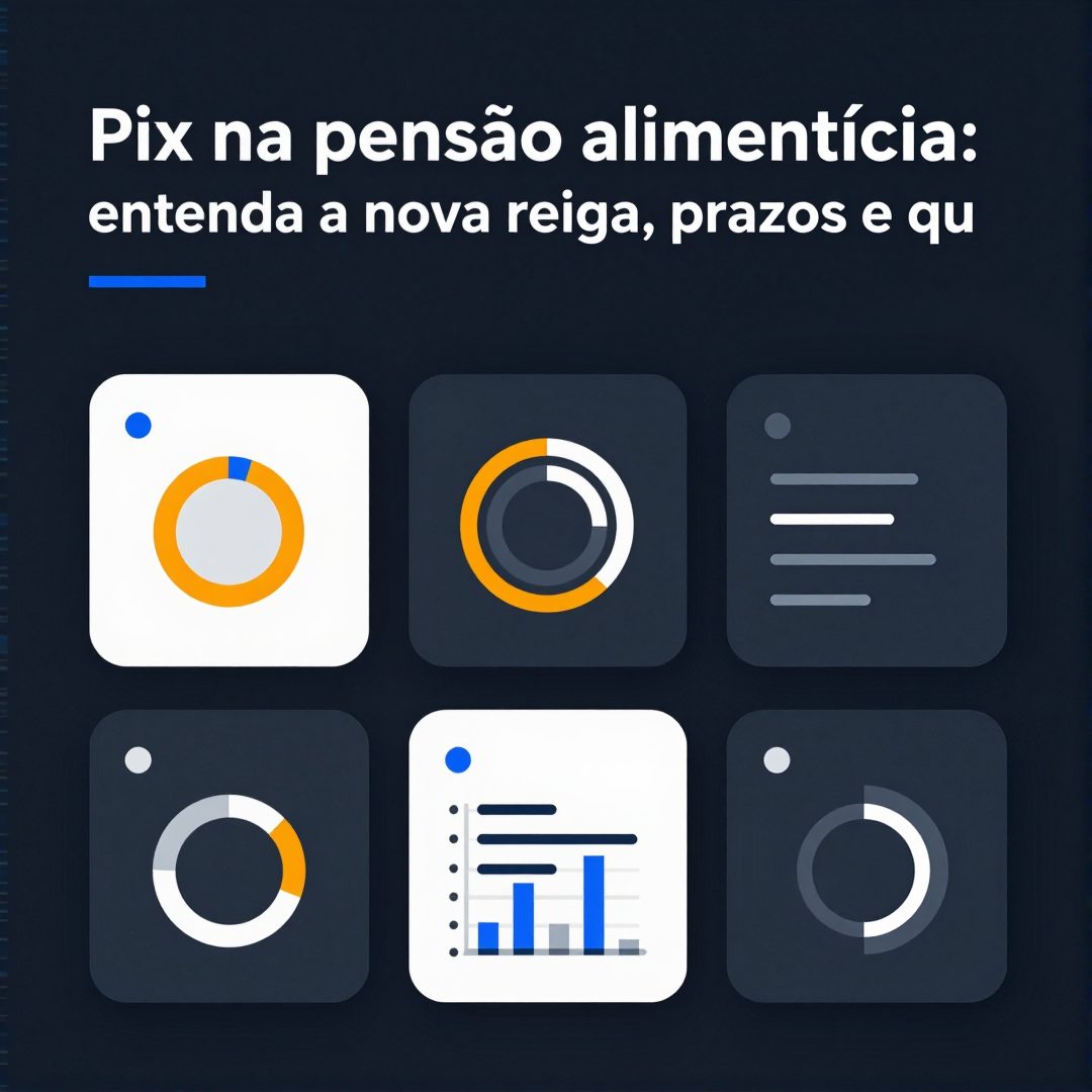 Infográfico - Pix na pensão alimentícia: entenda a nova regra, prazos e quem pode solicitar o benefício