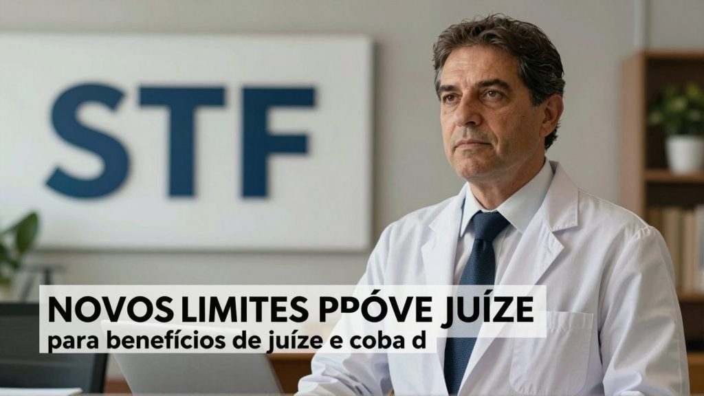 STF define novos limites para benefícios de juízes e cobra devolução de “penduricalhos” não autorizados