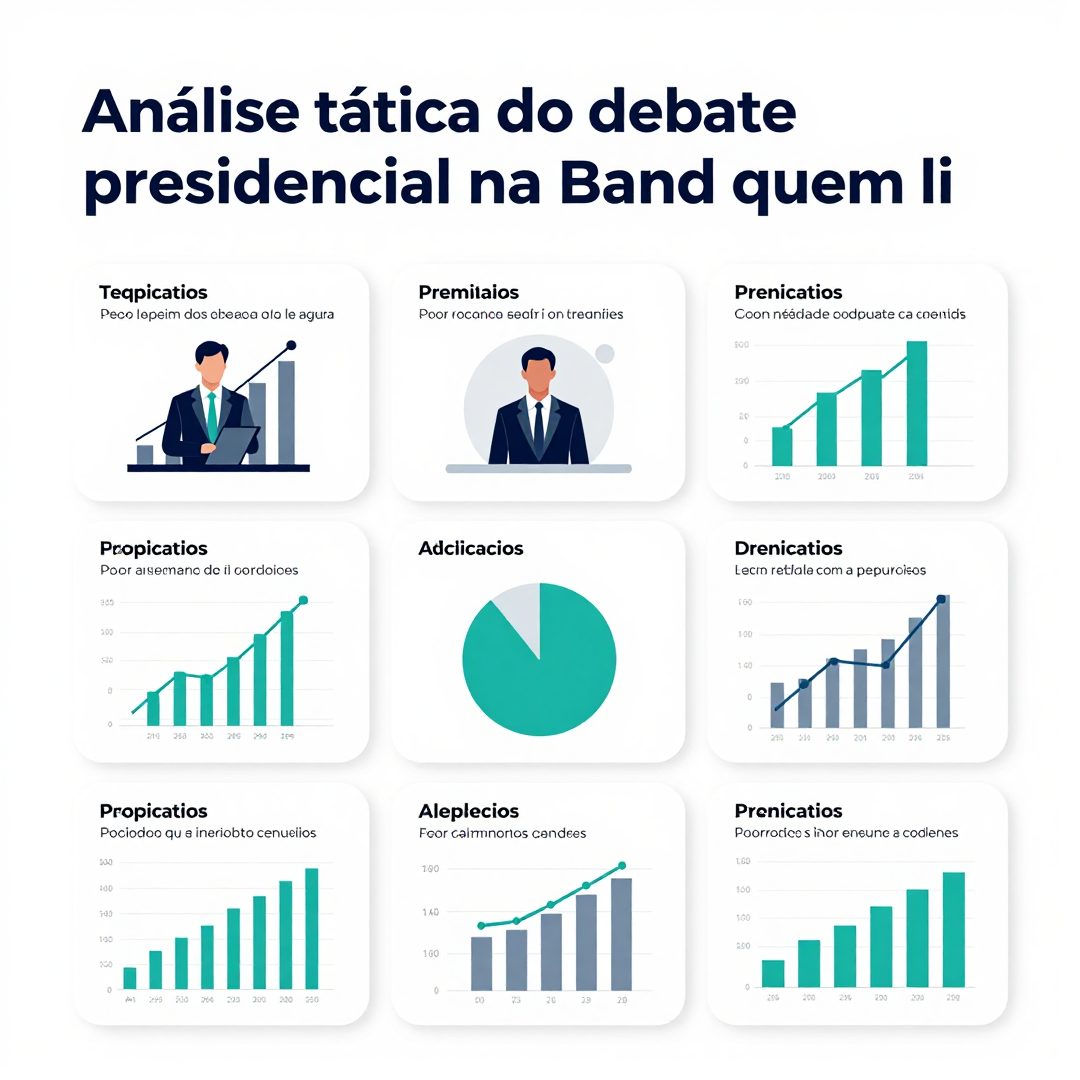 Infográfico - Análise tática do debate presidencial na Band revela quem lidera as pesquisas eleitorais atuais