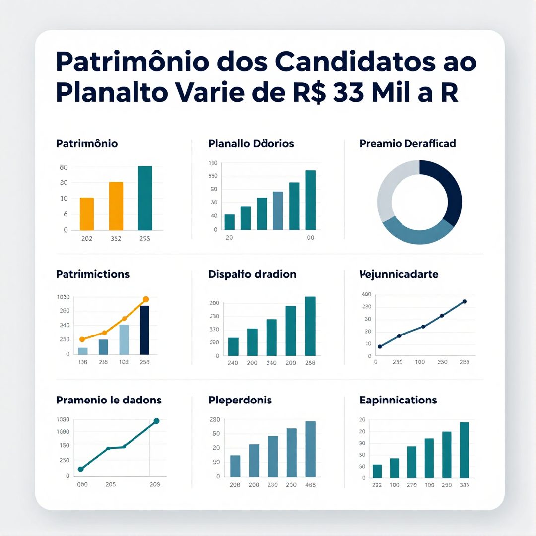 Infográfico - Patrimônio dos Candidatos ao Planalto Varie de R$ 33 Mil a R$ 242 Milhões: Quem São os Principais Concorrentes e Suas De