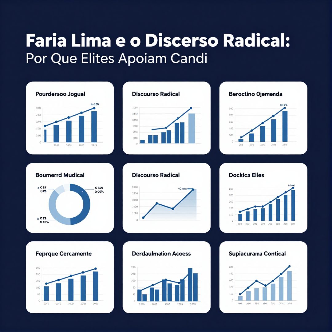 Infográfico - Faria Lima e o Discurso Radical: Por Que Elites Apoiam Candidato Estreante nas Eleições