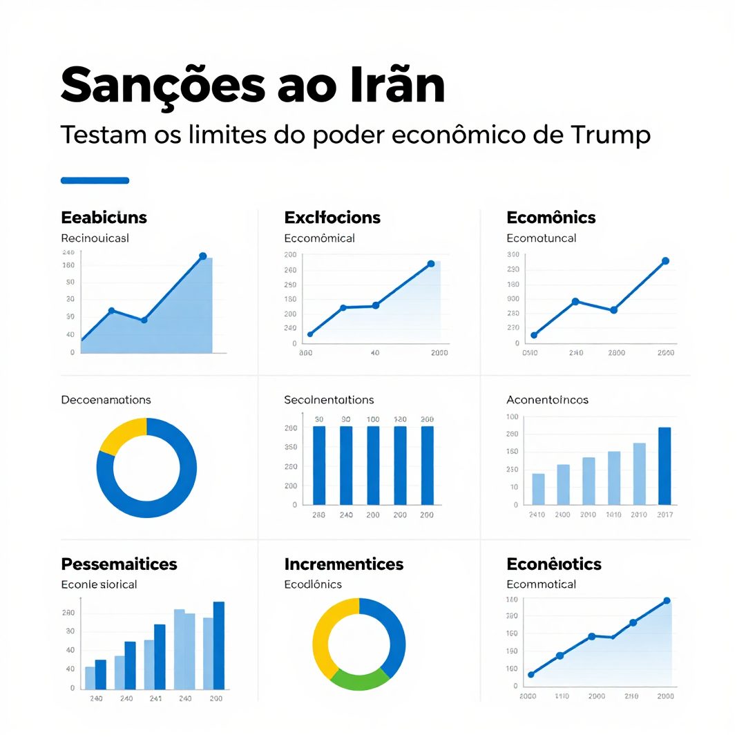 Infográfico - Sanções ao Irã testam os limites do poder econômico de Trump no mercado global