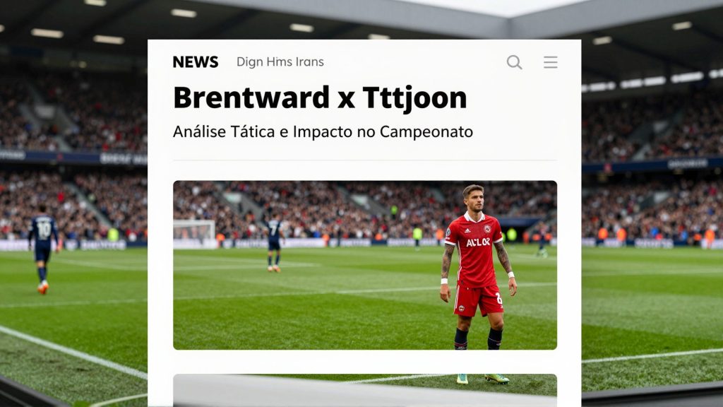 Brentford x Tottenham: Análise Tática e Impacto no Campeonato Inglês