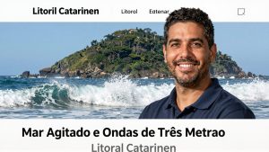 Mar Agitado e Ondas de Três Metros Alertam Litoral Catarinense para Chegada de Ciclone Extratropical
