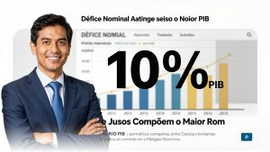 Défice Nominal Atinge 10% do PIB e Juros Compõem o Maior Rombo Fiscal dos Últimos Anos