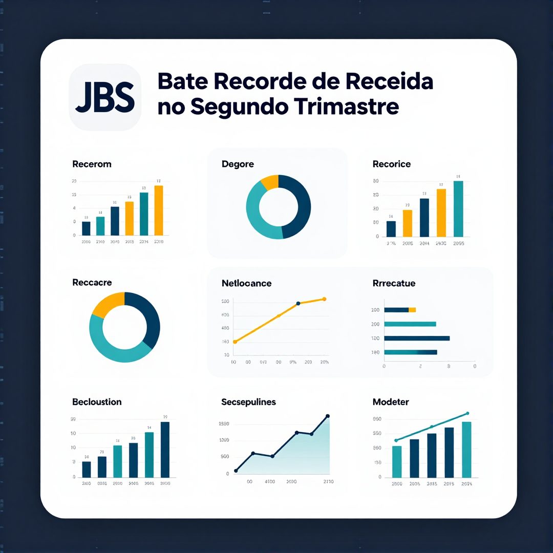 Infográfico - JBS Bate Recorde de Receita no Segundo Trimestre, Mas Registra Prejuízo de R$ 102 Milhões