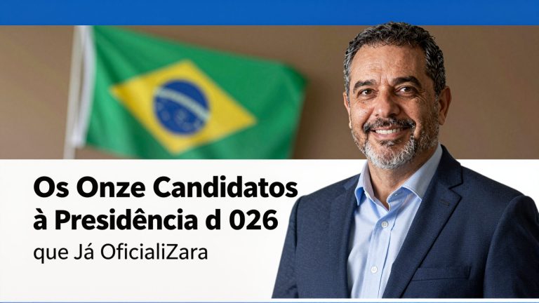 Os Onze Candidatos à Presidência de 2026 que Já Oficializaram suas Chapas