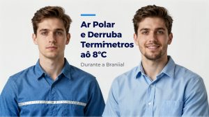Ar Polar Ganha Força e Derruba Termômetros até 8°C Durante a Semana no Brasil