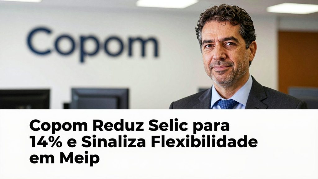 Copom Reduz Selic para 14% e Sinaliza Flexibilidade em Meio a Cenário Fiscal e Externo