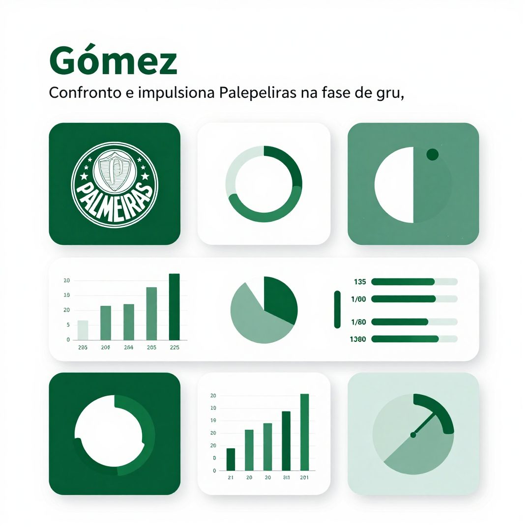 Infográfico - Gómez define confronto e impulsiona Palmeiras na fase de grupos da Libertadores