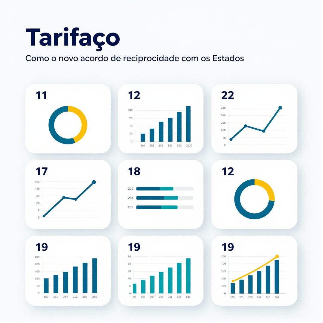Infográfico - Tarifaço: como o novo acordo de reciprocidade com os Estados Unidos impacta a economia brasileira