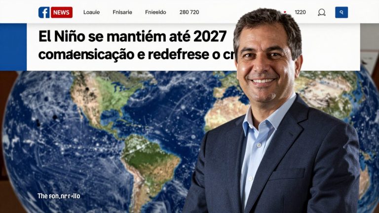 El Niño se mantém até 2027 com intensificação e redefine o calendário agrícola brasileiro