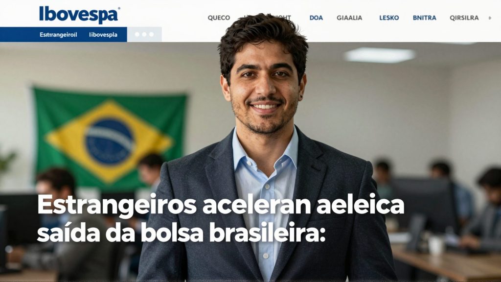 Estrangeiros aceleram a saída da bolsa brasileira; Ibovespa cai e mercado aposta em pequena recessão para 2027