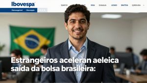 Estrangeiros aceleram a saída da bolsa brasileira; Ibovespa cai e mercado aposta em pequena recessão para 2027
