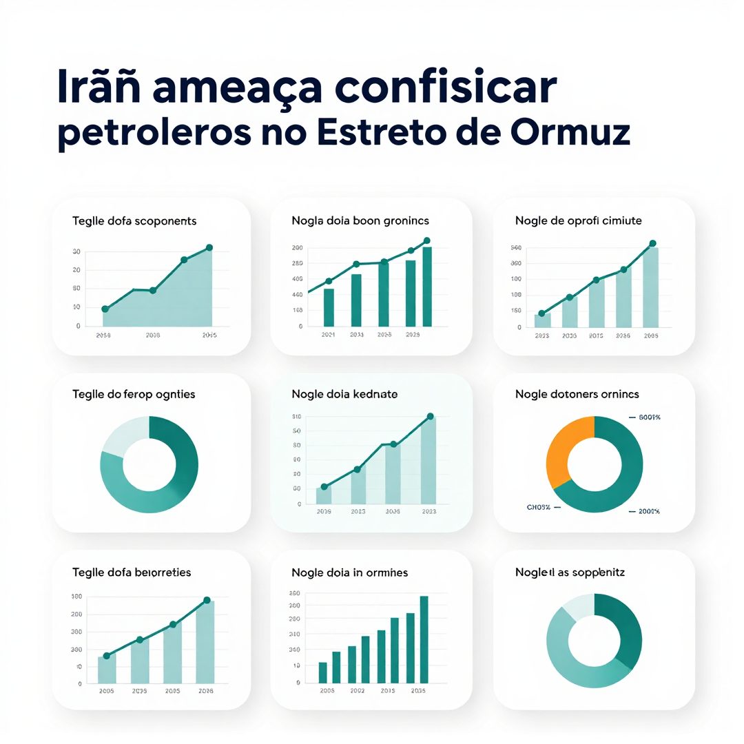 Infográfico - Irã ameaça confiscar petroleiros no Estreito de Ormuz e dispara preços do petróleo