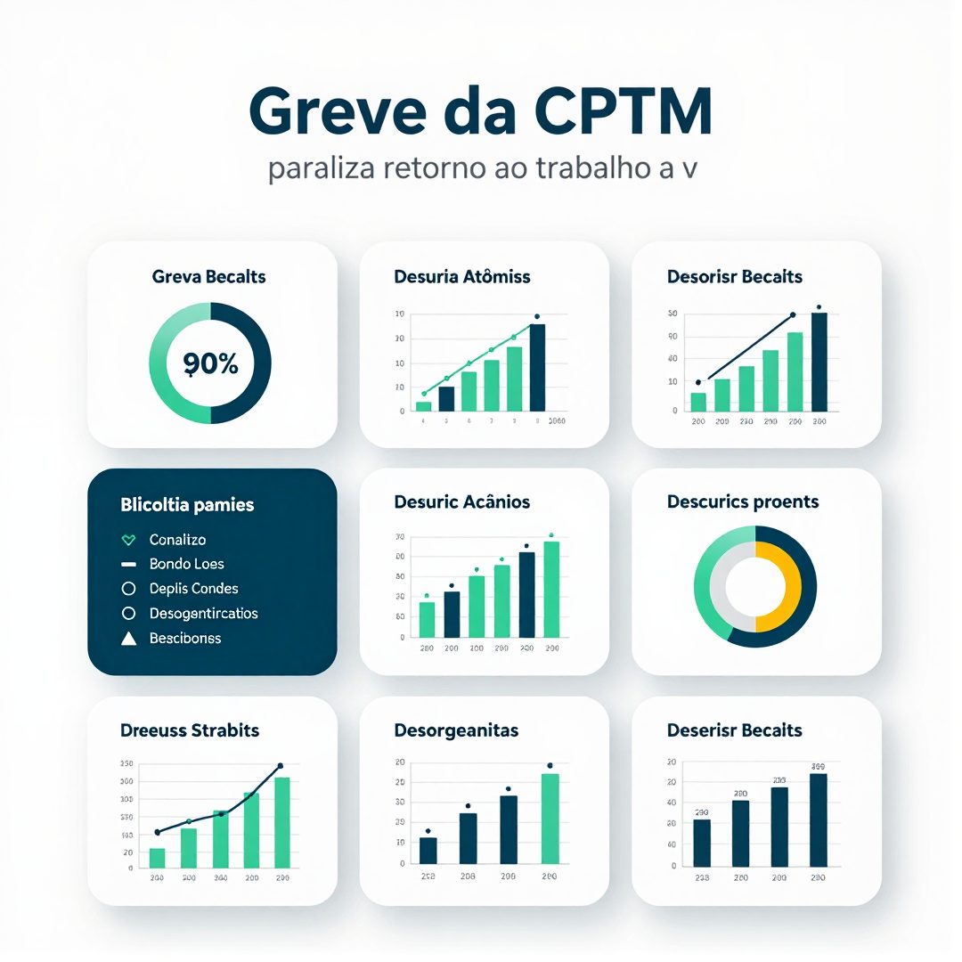 Infográfico - Greve da CPTM paralisa retorno ao trabalho e desorganiza a vida dos paulistas