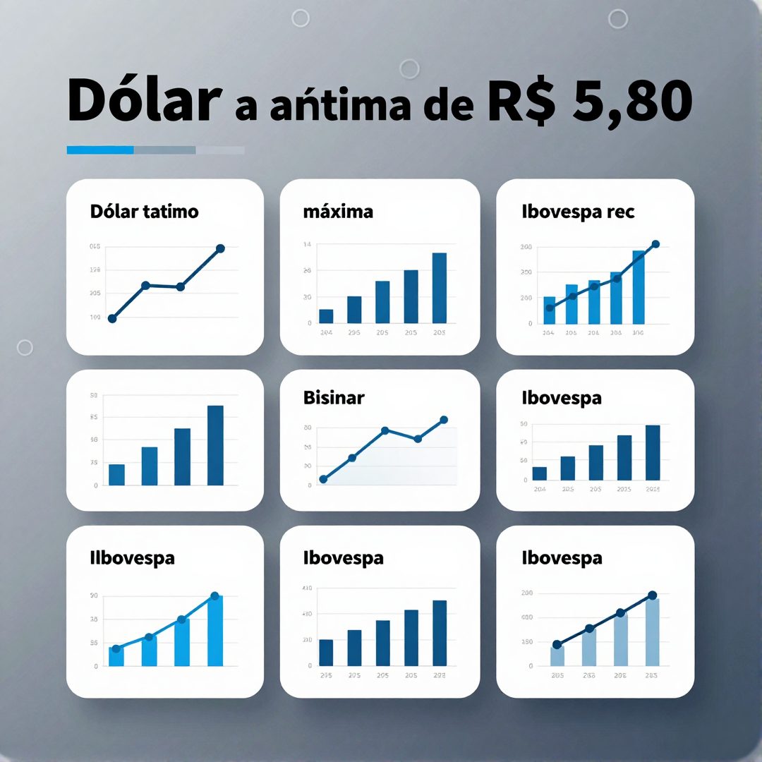 Infográfico - Dólar atinge máxima próxima de R$ 5,80 enquanto Ibovespa recua com aprovação da PEC 6x1 no Senado