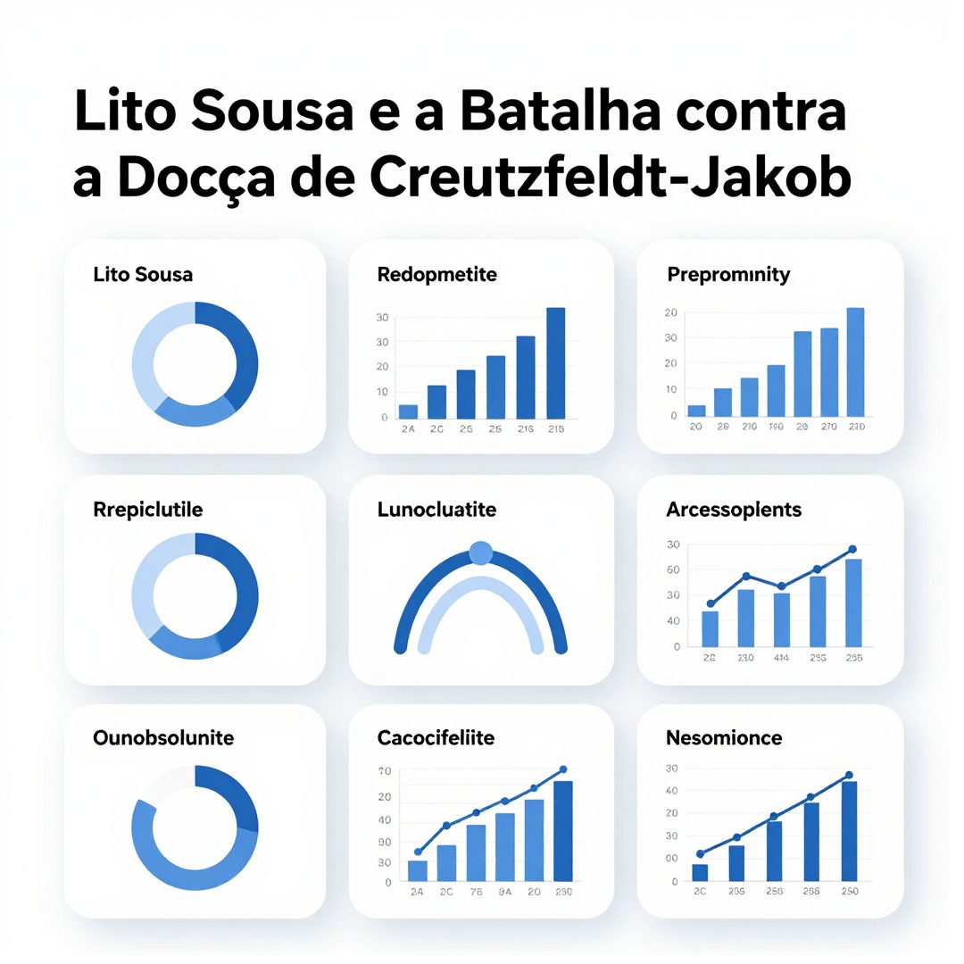 Infográfico - Lito Sousa e a Batalha contra a Doença de Creutzfeldt-Jakob: Uma Jornada pelo Desconhecido
