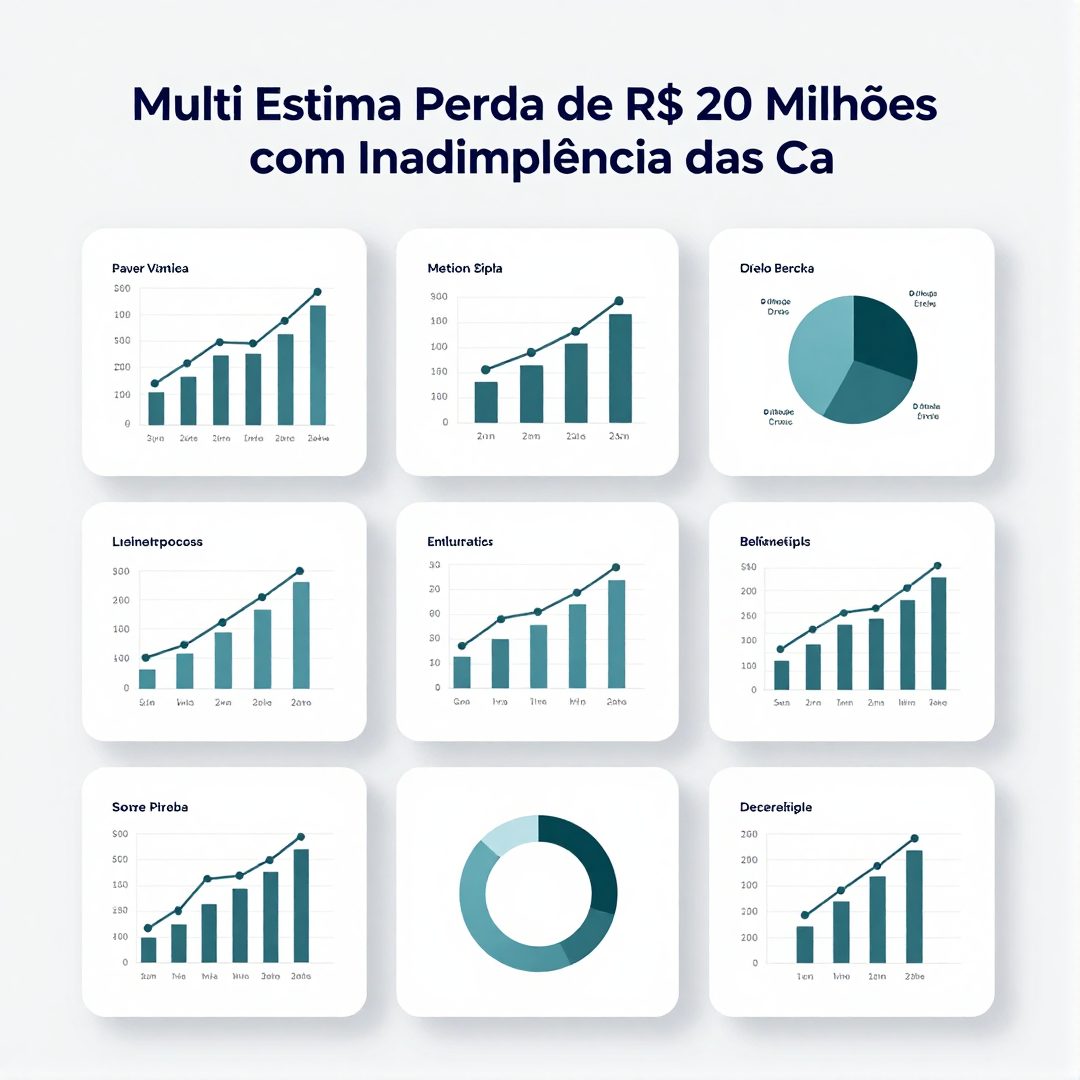 Infográfico - Multi Estima Perda de R$ 20 Milhões com Inadimplência das Casas Bahia e Fortalece Cenário de Risco no Varejo