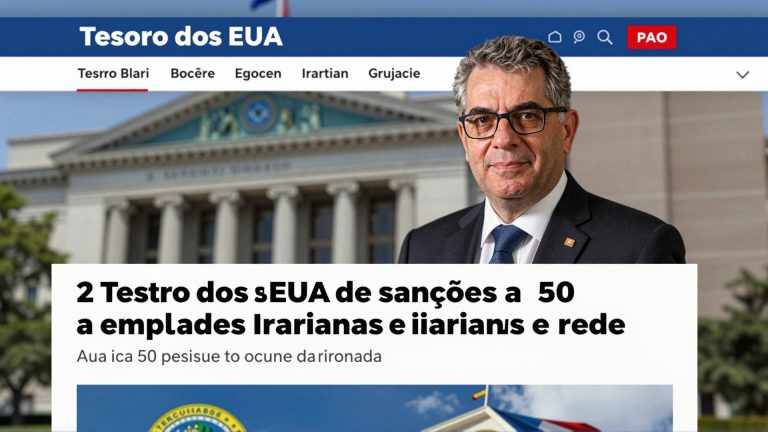 Tesouro dos EUA impõe sanções a 50 empresas iranianas e redefine equilíbrio geopolítico no Oriente Médio