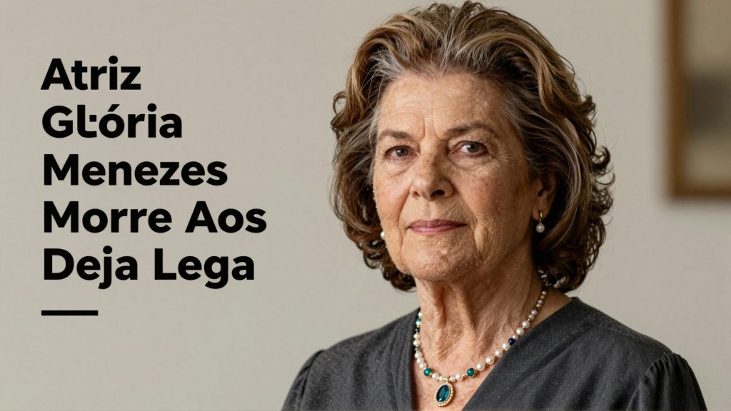 Atriz Lendária Glória Menezes Morre Aos 91 Anos e Deixa Legado Inesquecível na Televisão Brasileira