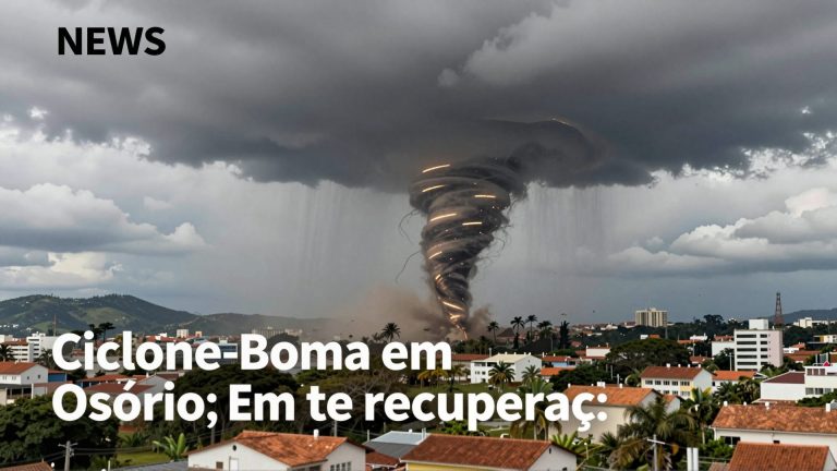 Ciclone-bomba e tornado em Pedro Osório: impactos, recuperação e novas projeções meteorológicas no Rio Grande do Sul