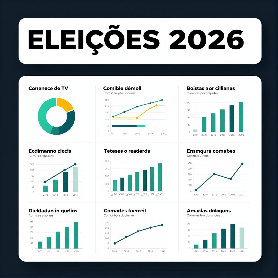 Infográfico - Eleições 2026: por que o tempo de TV e as alianças decidem os próximos governadores