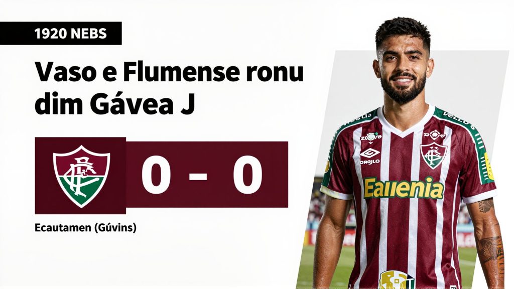 Vasco e Fluminense empatam em 0 a 0: time da Gávea comanda jogo, mas defesa cruzmaltina segura o empate