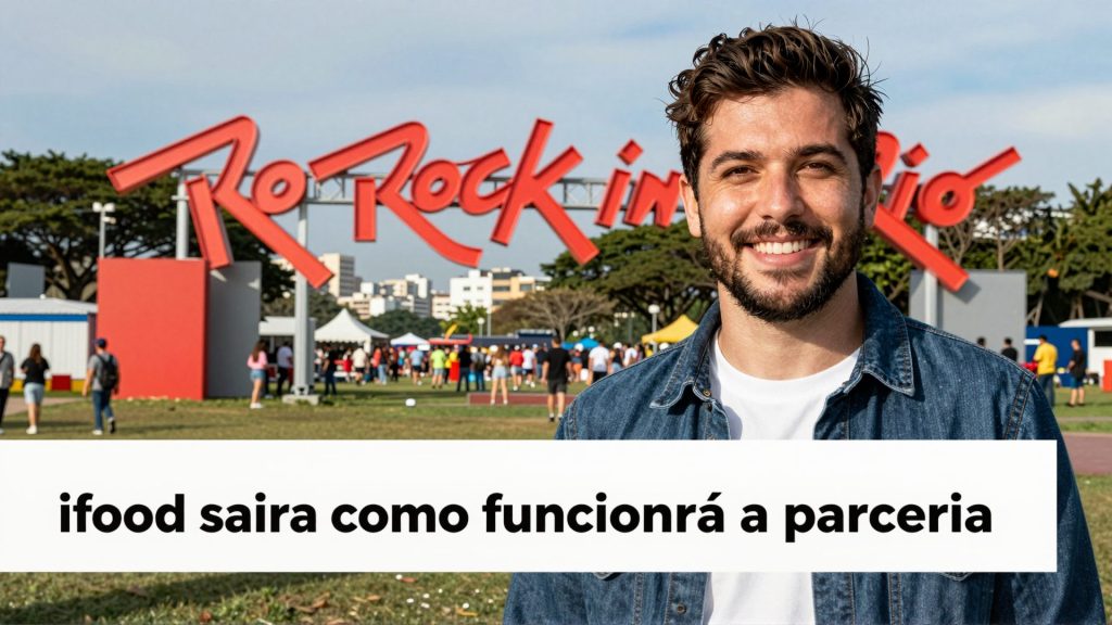 iFood no Rock in Rio 2026: saiba como funcionará a parceria gastronômica e os horários de atendimento no evento