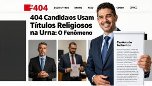 404 Candidatos Usam Títulos Religiosos na Urna: O Fenômeno que Transforma o Nome em Propaganda Eleitoral