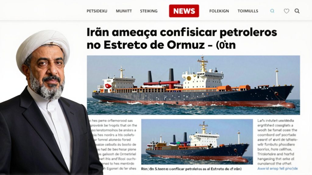 Irã ameaça confiscar petroleiros no Estreito de Ormuz e dispara preços do petróleo