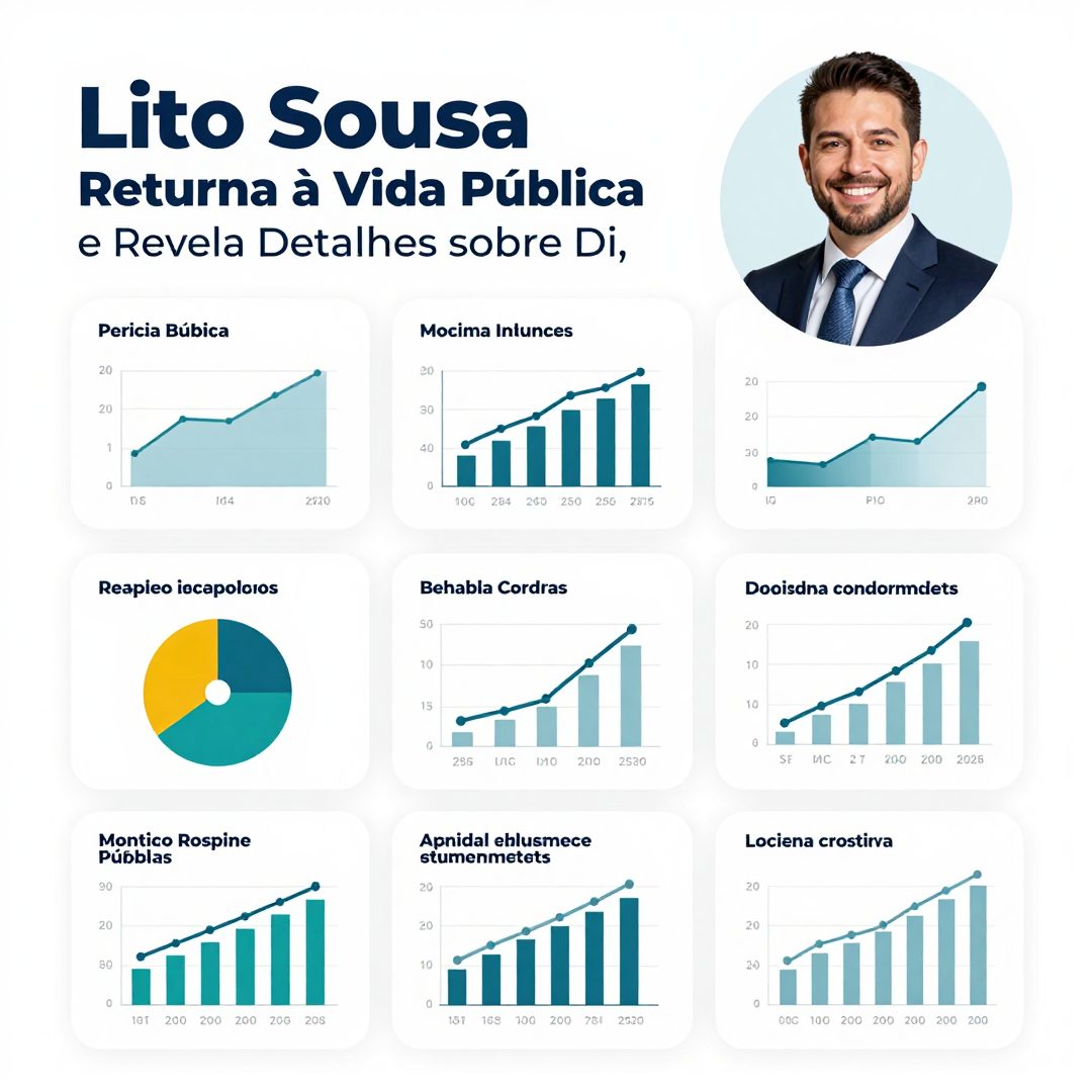 Infográfico - Lito Sousa Retorna à Vida Pública e Revela Detalhes sobre Diagnóstico de Doença Rara