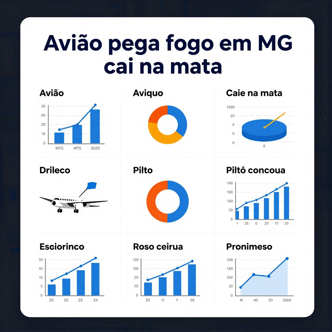 Infográfico - Avião pega fogo em MG, cai na mata e piloto consegue se ejetar