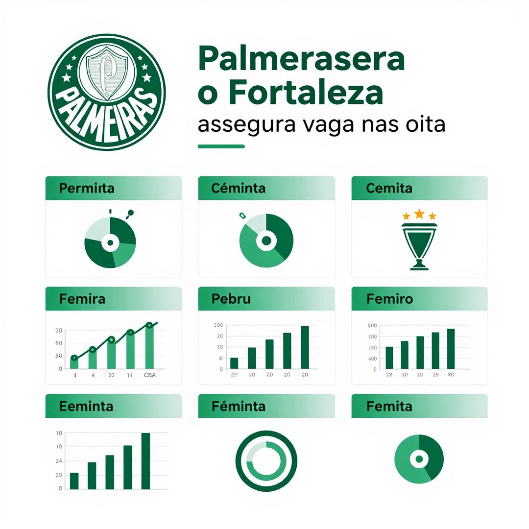 Infográfico - Palmeiras perde para o Fortaleza, mas assegura vaga nas oitavas da Copa do Brasil