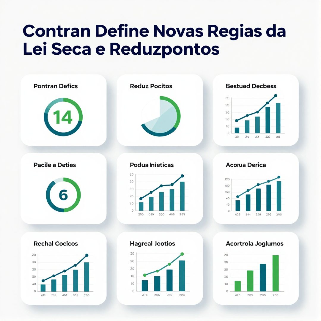 Infográfico - Contran Define Novas Regras da Lei Seca e Reduz Pontos para Novos Motoristas em Todo o Brasil