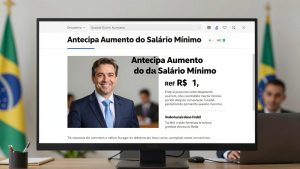 Governo Federal Antecipa Aumento do Salário Mínimo para R$ 1.741 em 2027