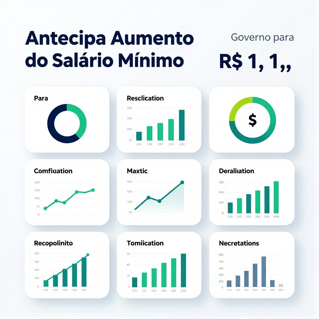 Infográfico - Governo Federal Antecipa Aumento do Salário Mínimo para R$ 1.741 em 2027