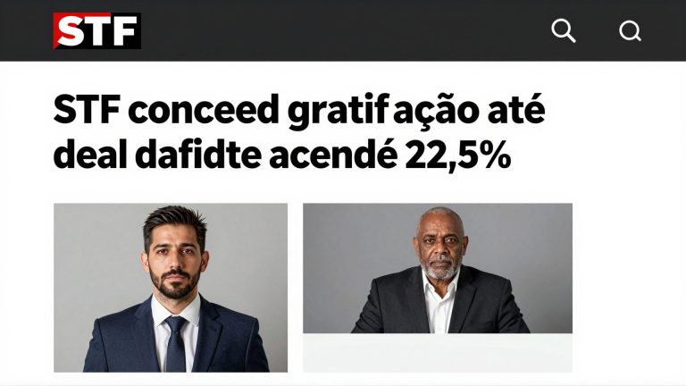 STF concede gratificação de até 22,5% e acende debate sobre penduricalhos no serviço público